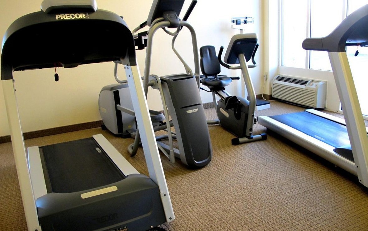 Sala de treino e equipamento profissional